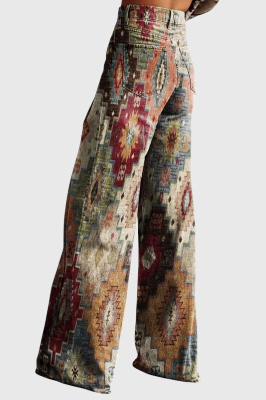 Evanya™ | Boho Vintage Broek
