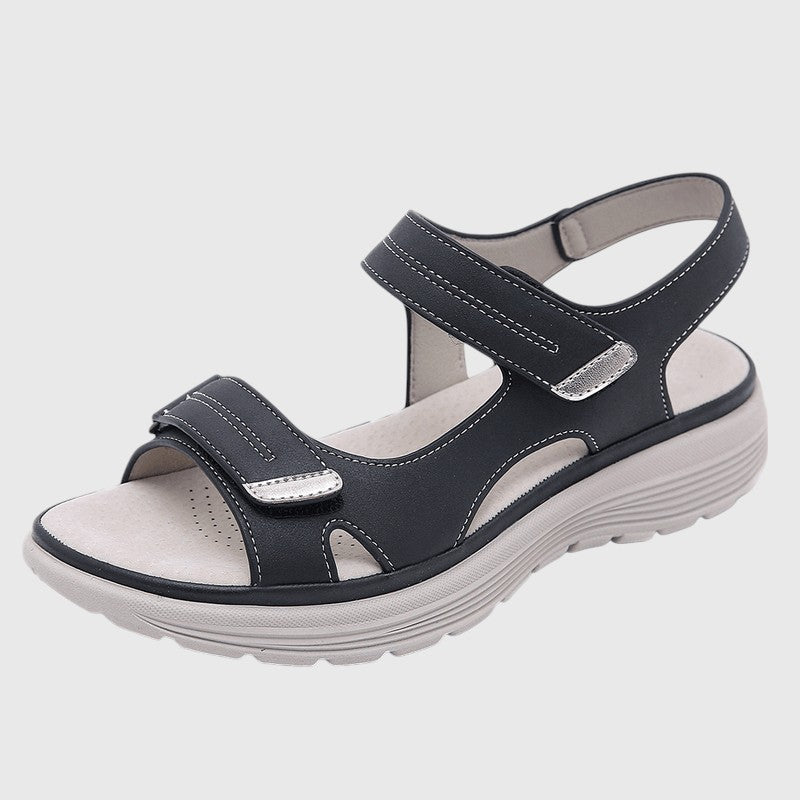 Evanya™ | Leren Sandalen