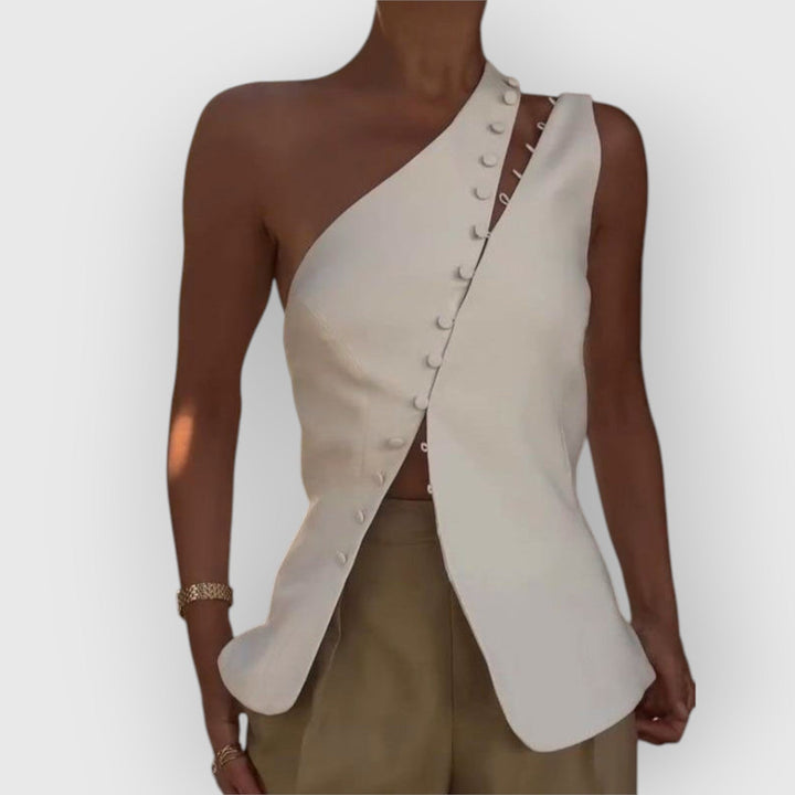 Evanya™ | Top Met Één Schouder