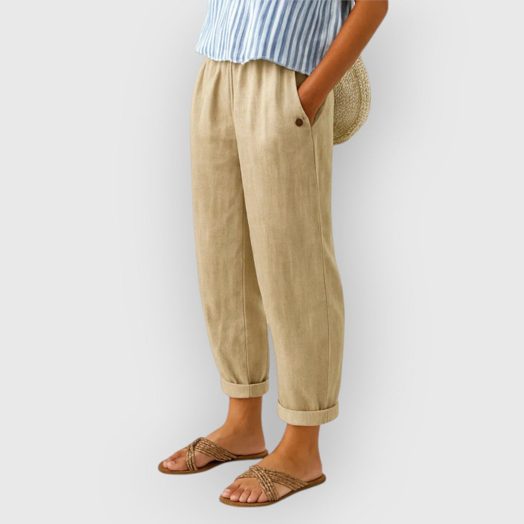 Evanya™ | Tijdloze Linnen-Katoenmix