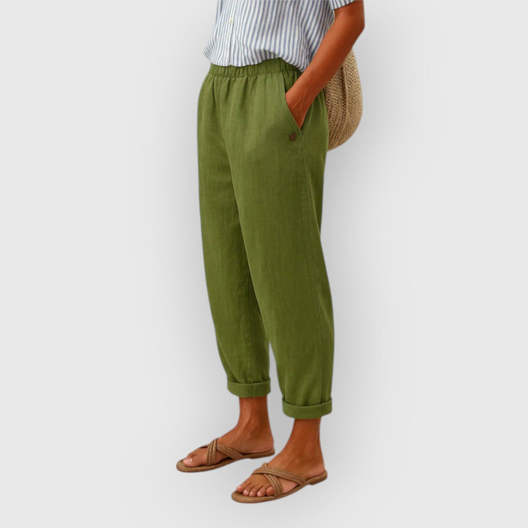 Evanya™ | Tijdloze Linnen-Katoenmix