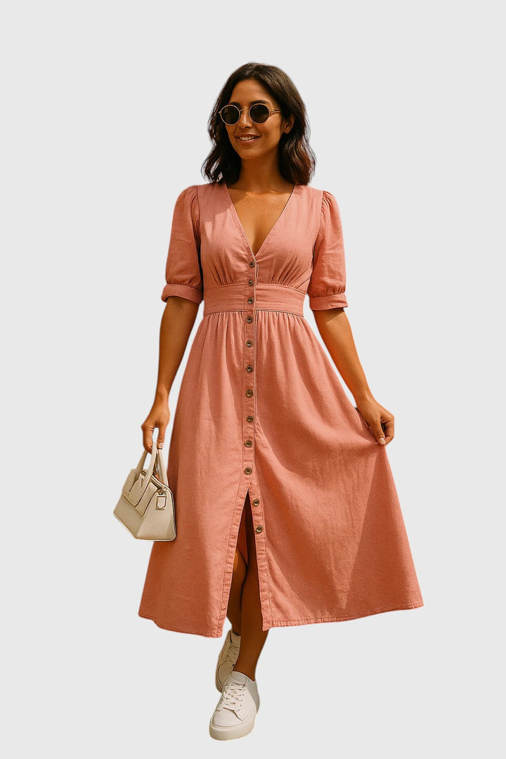 Evanya™ | Denimjurk Glanzend