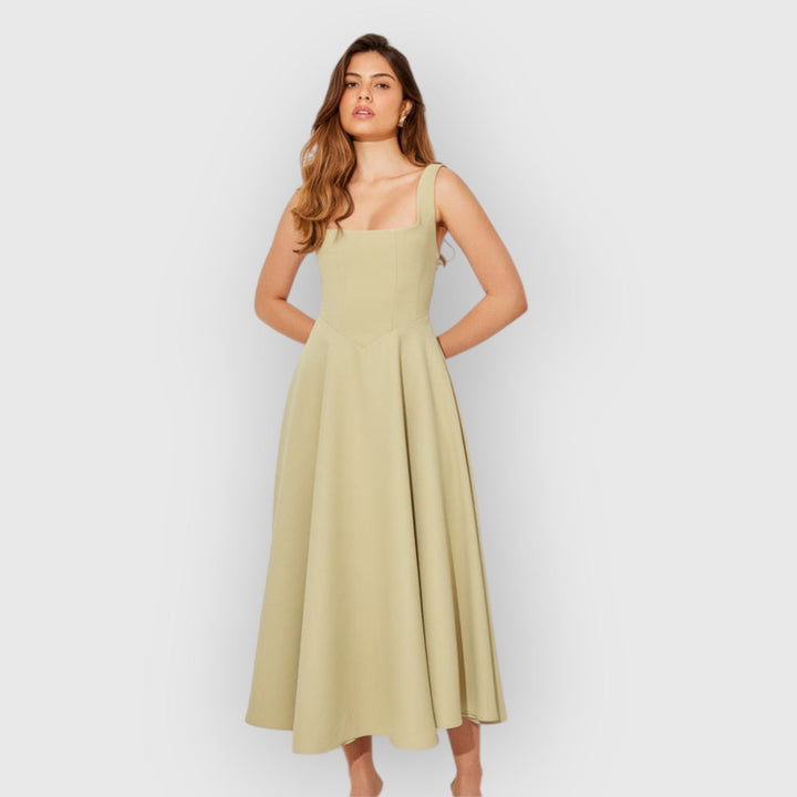 Evanya™ | Tijdloze Midi-Jurk