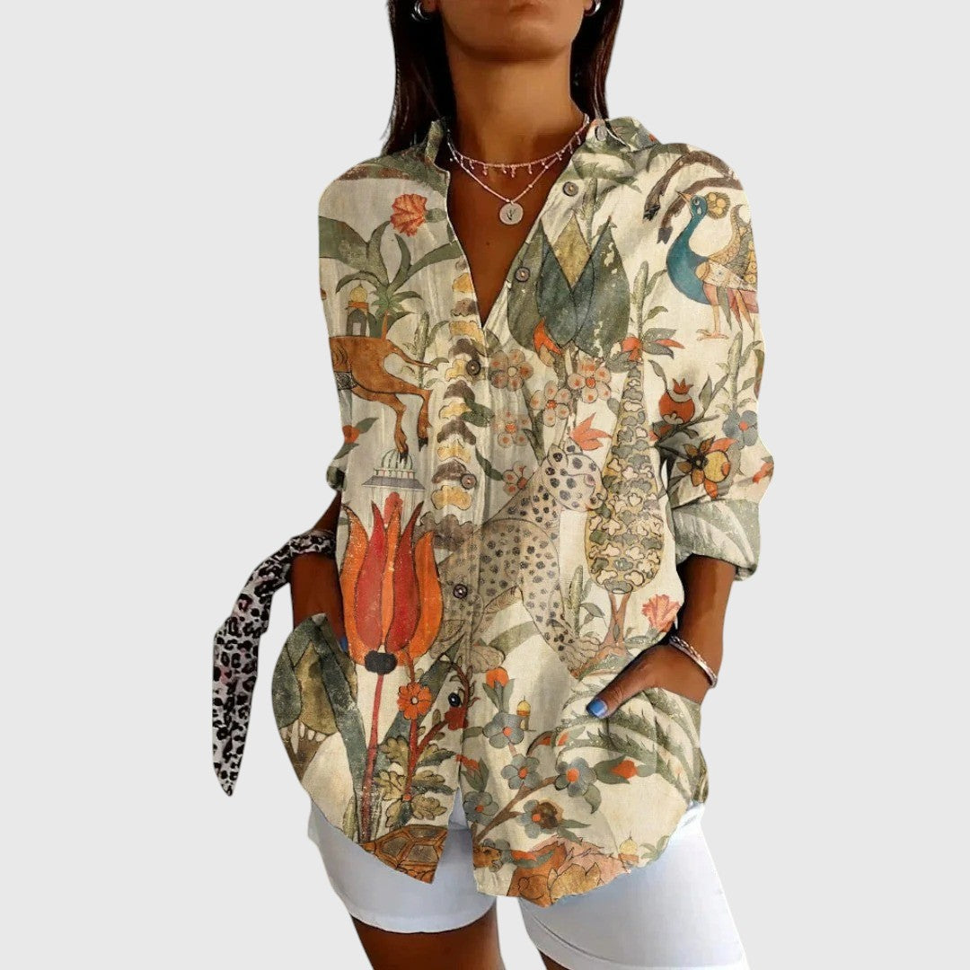 Evanya™ | Vintage Blouse