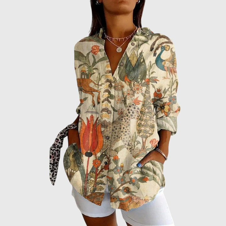 Evanya™ | Vintage Blouse