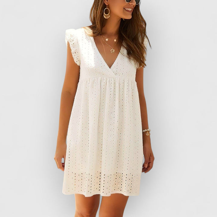 Evanya™ | Zomerjurk met kantdetails