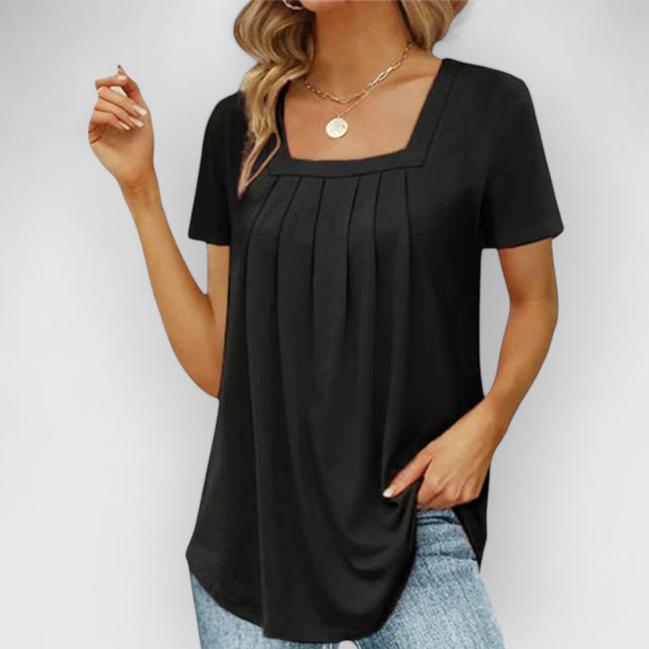 Evanya™ | Elegante Effen T-Shirt