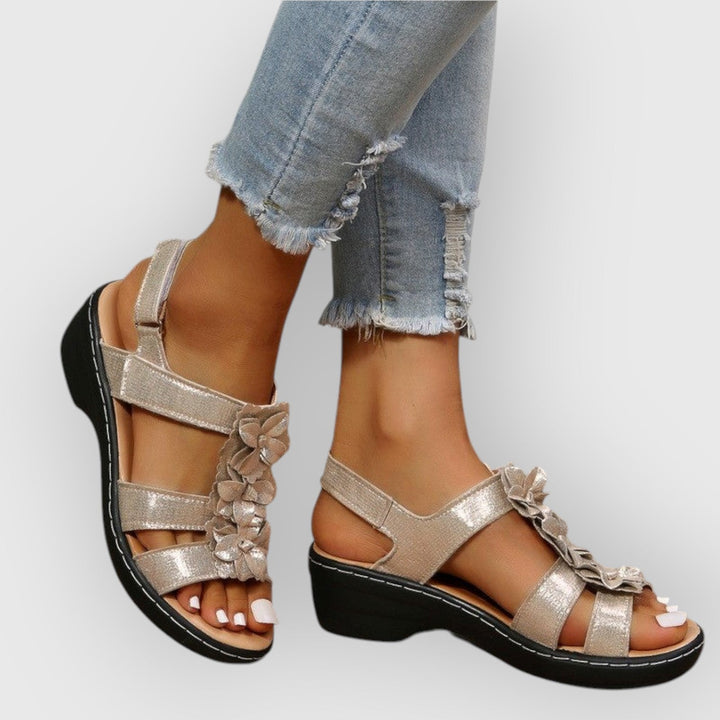 Evanya™ | Bordeaux Sandalen