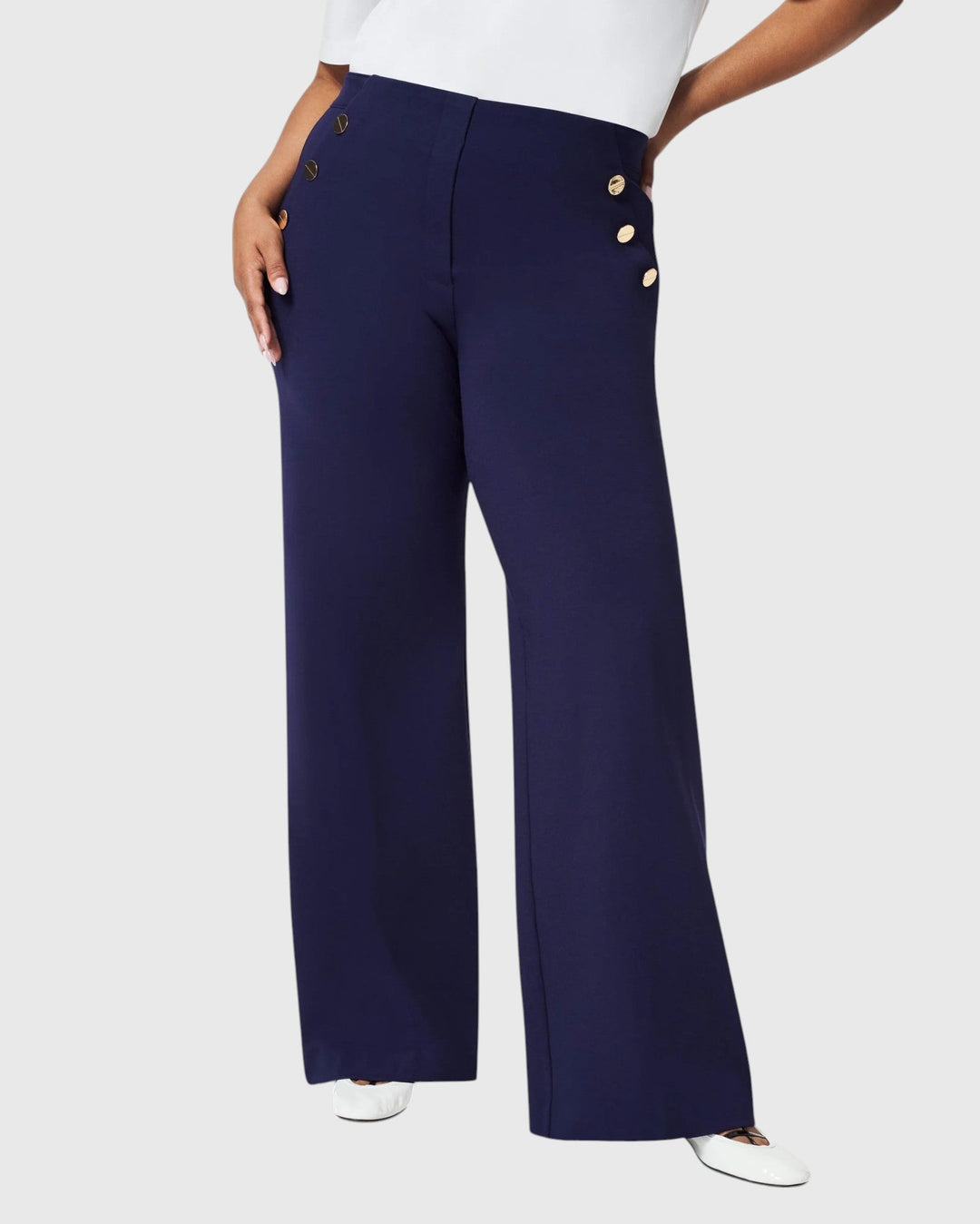 Evanya™ | Hoge Taille Wijde Broek