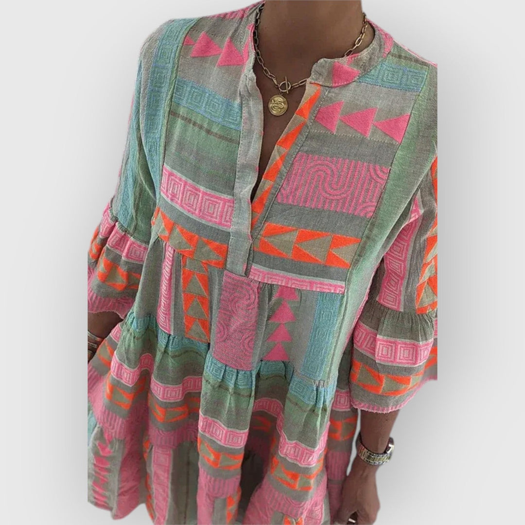 Evanya™ | Boho-Lagen-Swingjurk