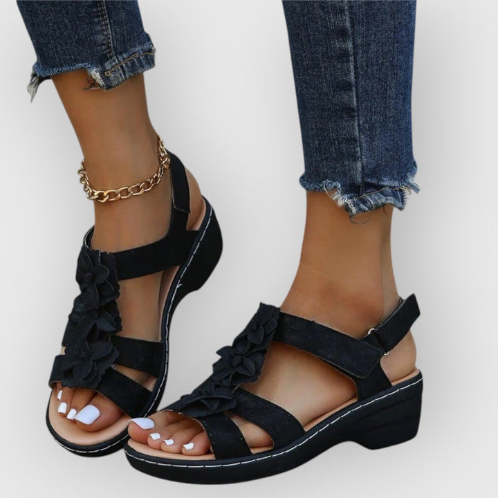 Evanya™ | Bordeaux Sandalen