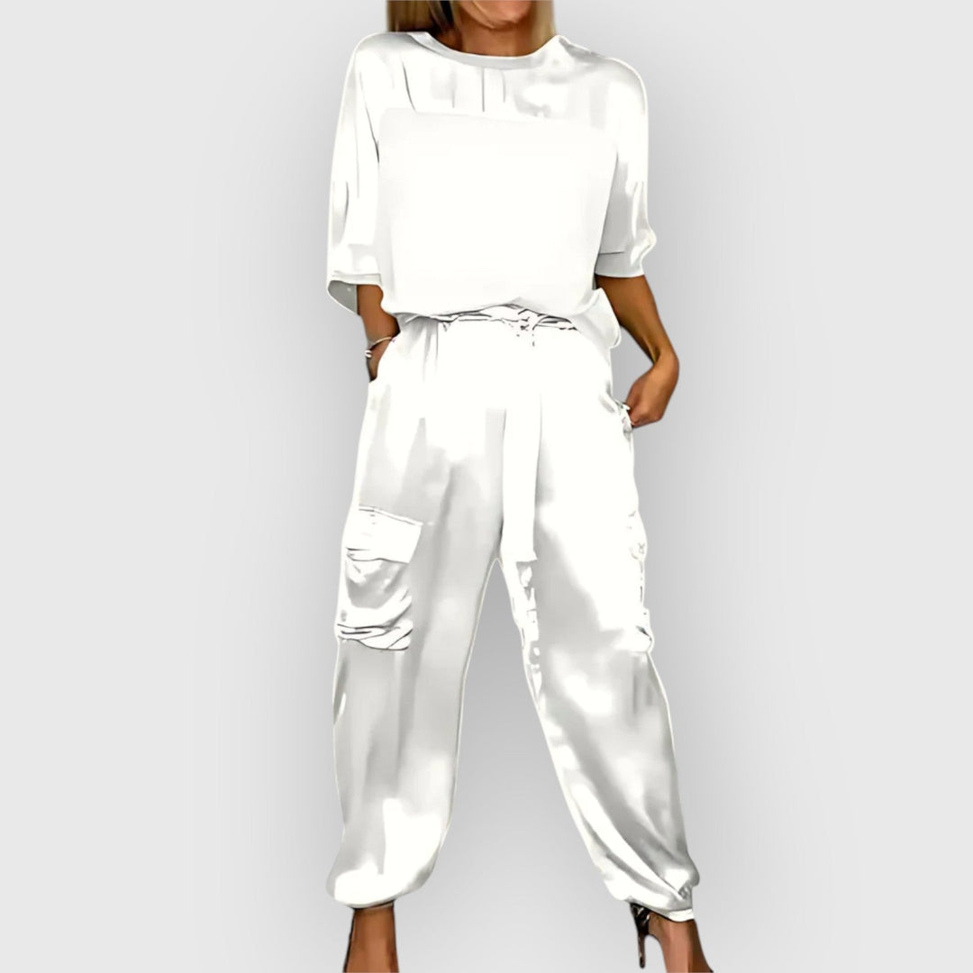 Evanya™ | Elegante Broek En Blouse Set