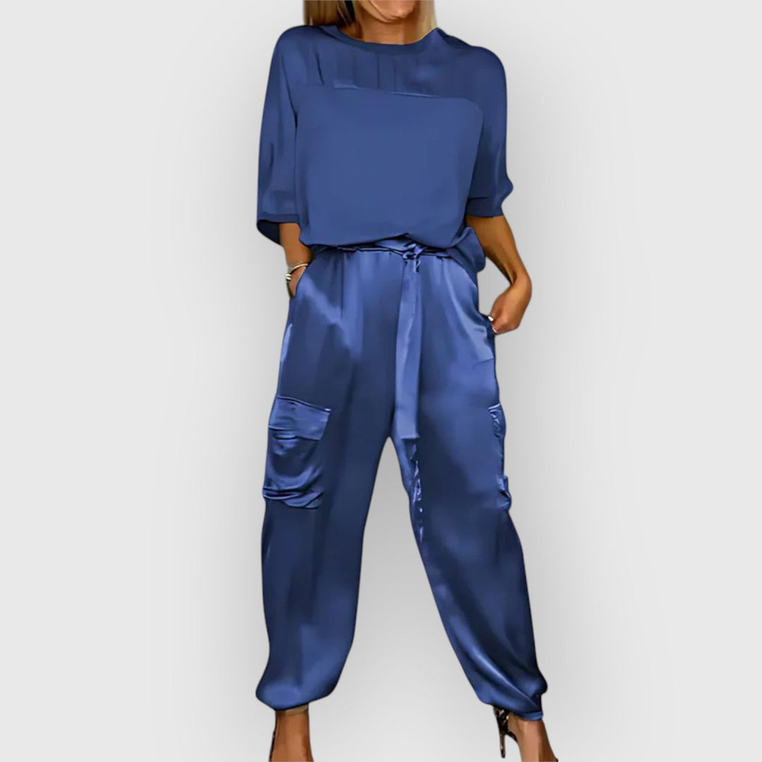 Evanya™ | Elegante Broek En Blouse Set