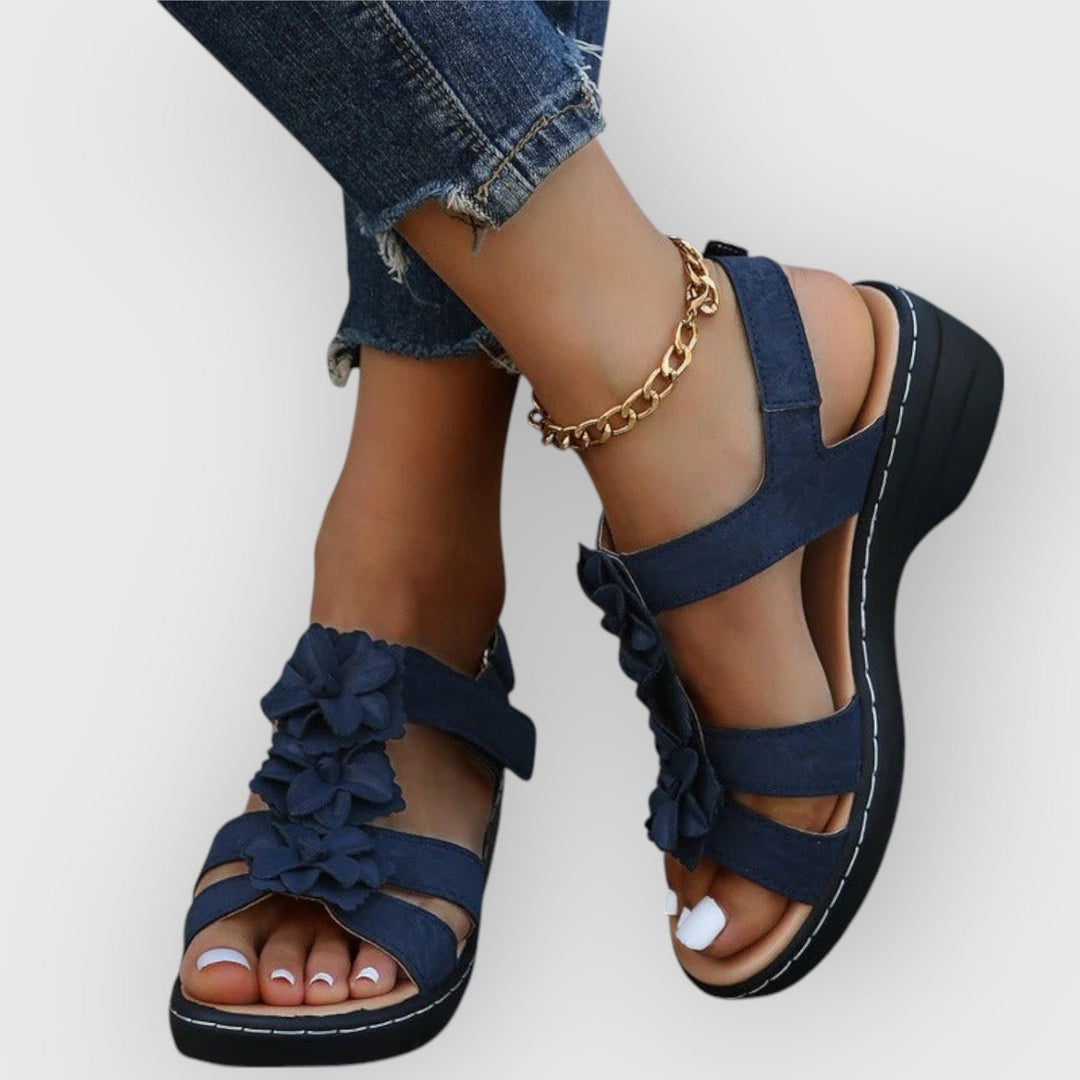 Evanya™ | Bordeaux Sandalen