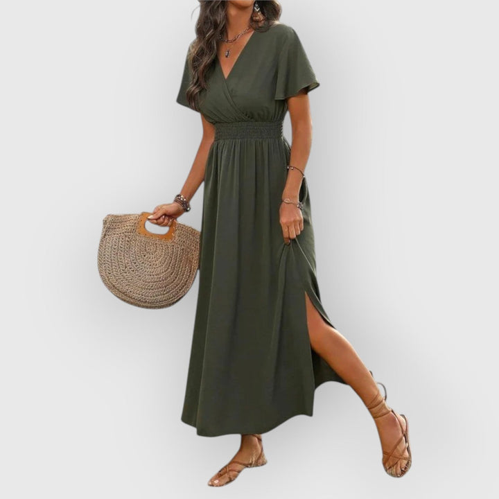 Evanya™ | Boho Jurk Met V-hals