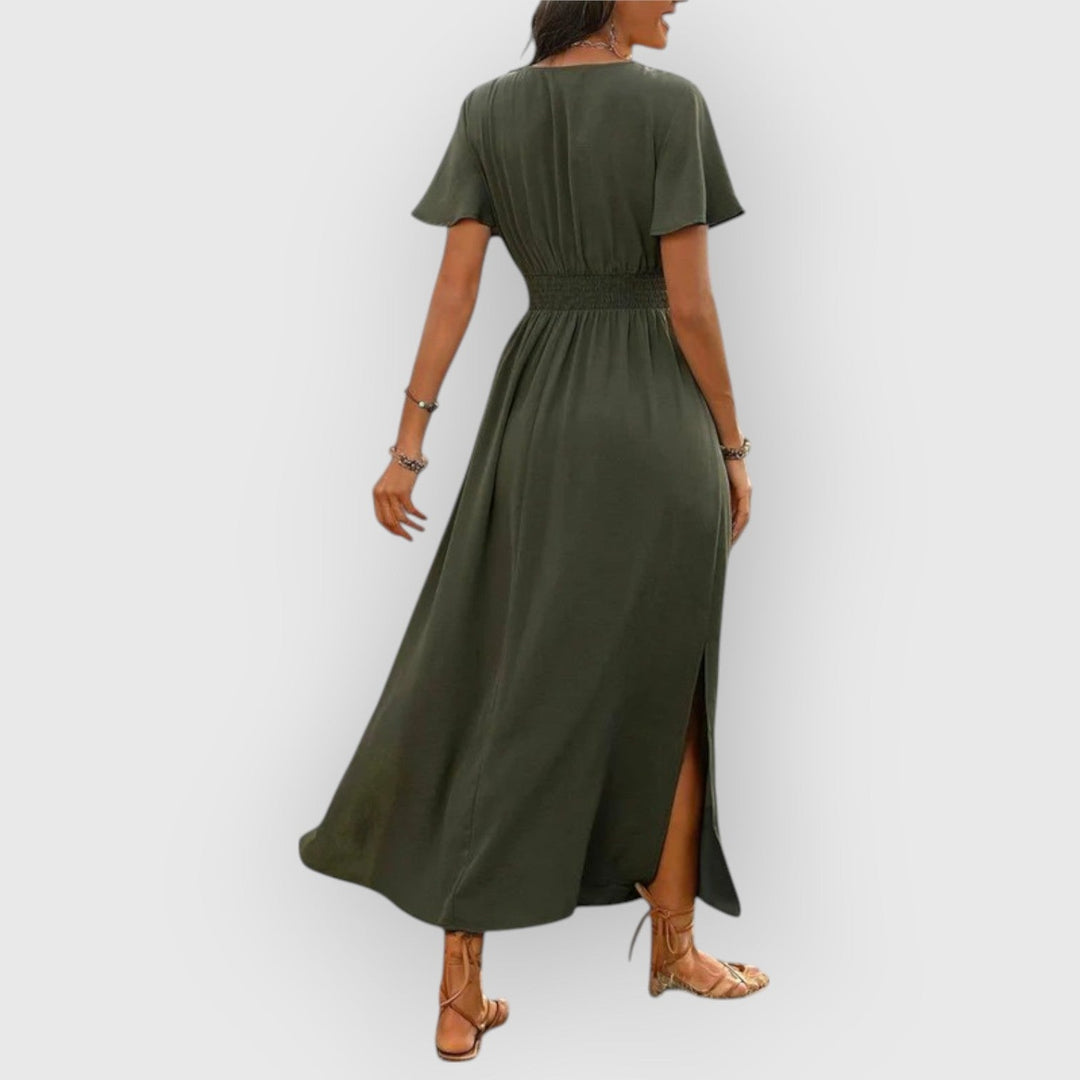 Evanya™ | Boho Jurk Met V-hals