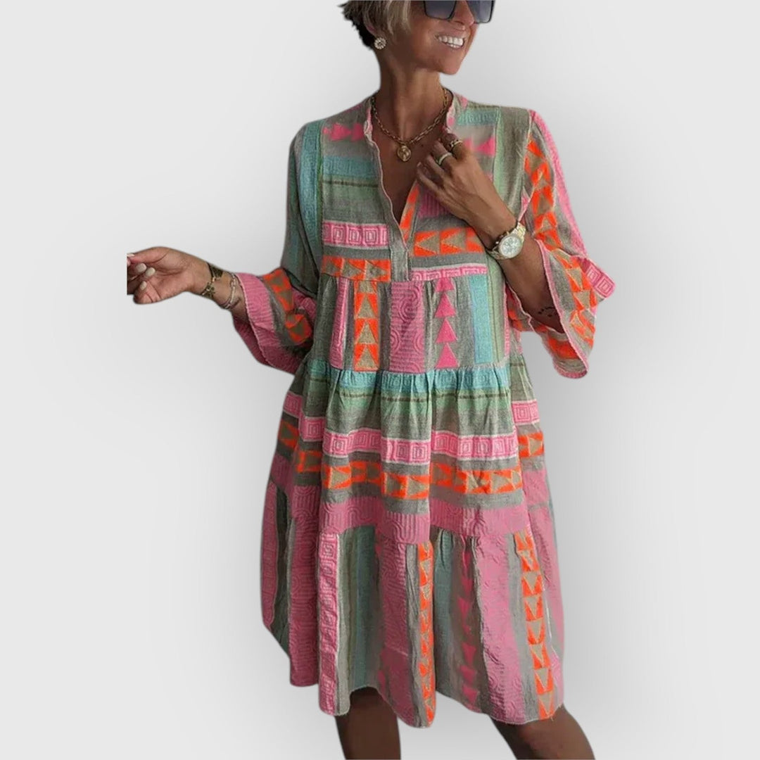 Evanya™ | Boho-Lagen-Swingjurk