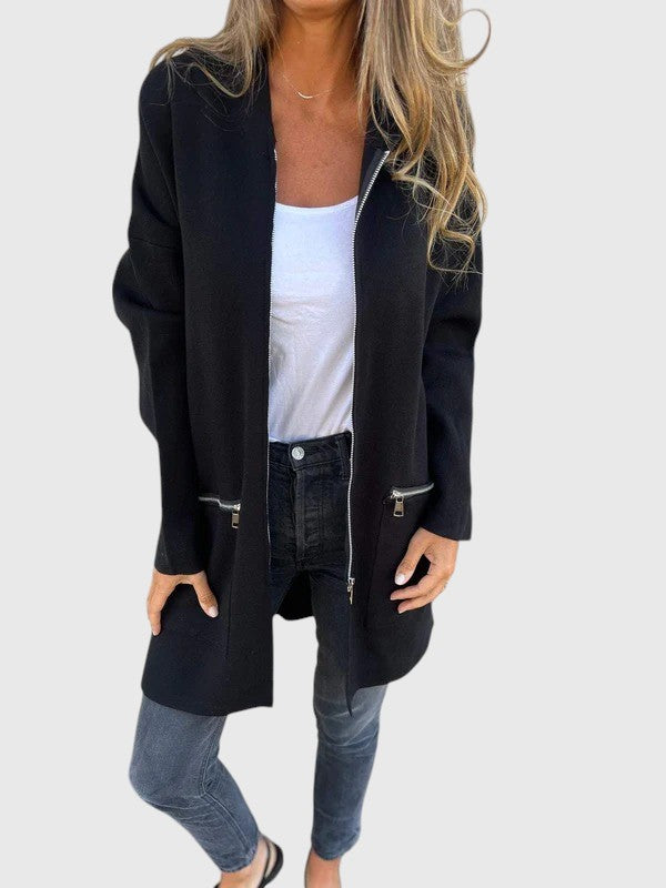 Evanya™ | Cardigan met Rits