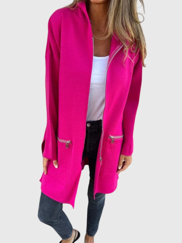 Evanya™ | Cardigan met Rits