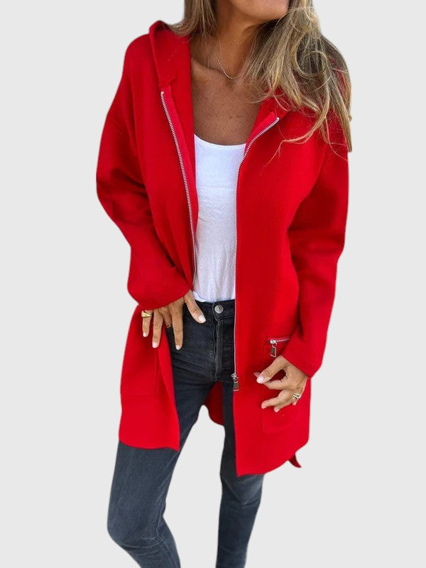 Evanya™ | Cardigan met Rits