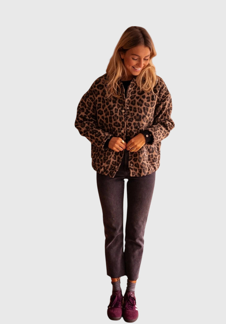 Evanya™ | Luipaardprint Jasje