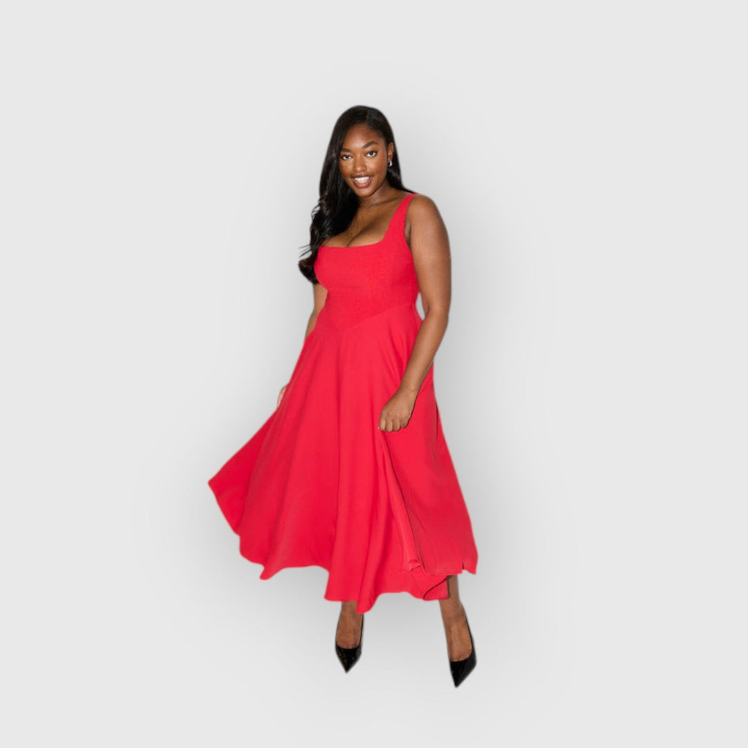 Evanya™ | Tijdloze Midi-Jurk