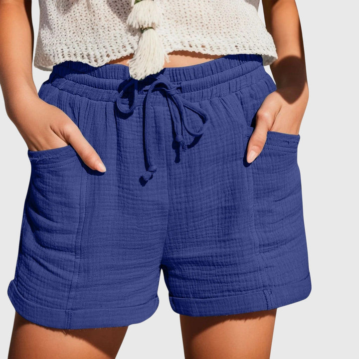 Evanya™ | Linnen Katoenen Shorts